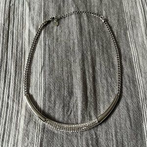 Touchstone Crystal by Swarovski White Collar Necklace
